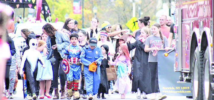 Norwich Halloween Parade welcomed families to downtown Norwich